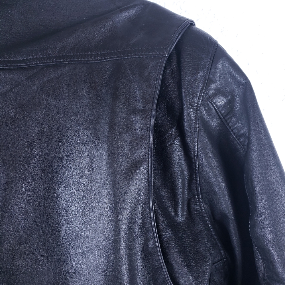 HARLEY-DAVIDSON Women's Motorcycle Leather - Black Jacket - Size Small - Picture 11 of 16